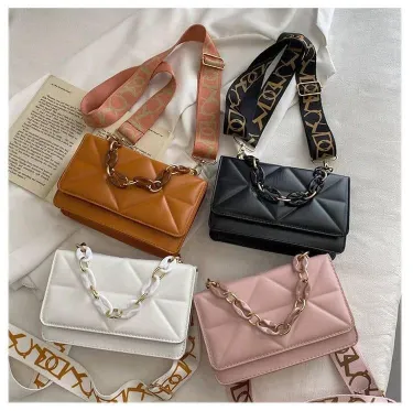 Chain Square Design Ladies Handbag